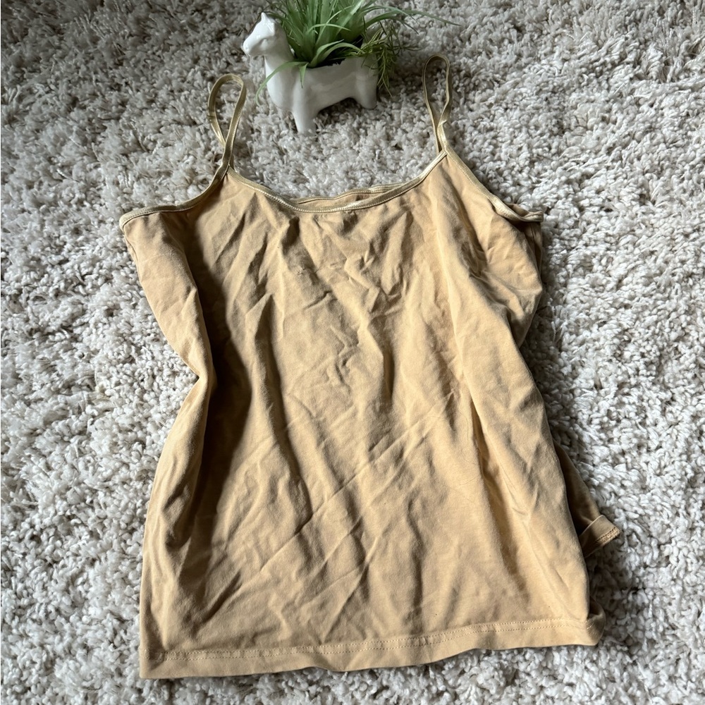 The territory ahead simple and casual tan soft stretchy summer simple ta…